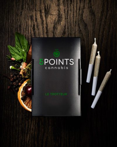letrotteur//pre-rolls__5points_Cannabis_Innovation+expérience+québec